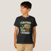 I Crushed 100 Days Of the School Funny Student T-Shirt (Vorne ganz)