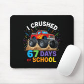 I Crushed 67 Days Of School 67 Meme 6 7 Monster Tr Mousepad (Mit Mouse)