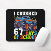 I Crushed 67 Days Of School 67th Day Of School Boy Mousepad (Mit Mouse)