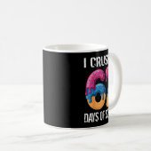 I Crushed 67 Days Of School Boys Ice Cream Drip Ae Kaffeetasse (VorderseiteRechts)