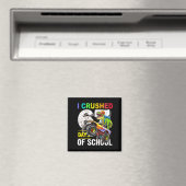 I Crushed 67 Days Of School Funny Six Seven Meme B Magnet (In Situ (Geschirrspüler))