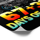 I Crushed 67 Days Of School Monster Truck 100 Days Poster (Ecke)