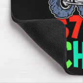 I Crushed 67th Day Of School Monster Truck 67 Days Mousepad (Ecke)