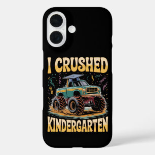 I Crushed Kindergarten Monster Truck Abschluss iPhone 16 Hülle