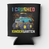 I Crushed Kindergarten Monster Truck Abschluss Dosenkühler (Vorderseite)