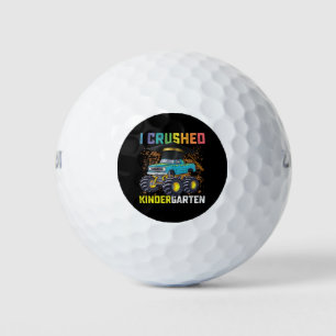 I Crushed Kindergarten Monster Truck Abschluss Golfball