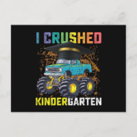 I Crushed Kindergarten Monster Truck Abschluss