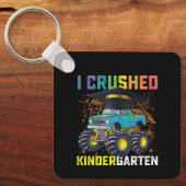 I Crushed Kindergarten Monster Truck Abschluss Schlüsselanhänger (Vorderseite)