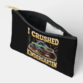 I Crushed Kindergarten Monster Truck Abschluss Zubehörtasche (Offen)