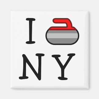 I Curl NY Magnet