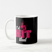 I`d Hit That Funny Boxing Gift For Kickboxing Woma Kaffeetasse (Links)