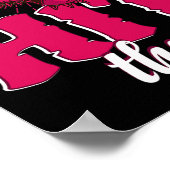 I`d Hit That Funny Boxing Gift For Kickboxing Woma Poster (Ecke)