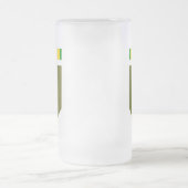 I.D. mit Vietnam Service Ribbon Mattglas Bierglas (Mittel)