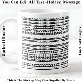 I’d Rather Be Asleep Hidden Message 086 Funny  Kaffeetasse