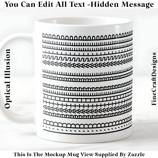 I’d Rather Be Asleep Hidden Message 086 Funny  Kaffeetasse