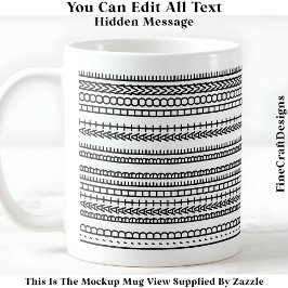 I’d Rather Be At Home Hidden Message 084 Funny Kaffeetasse