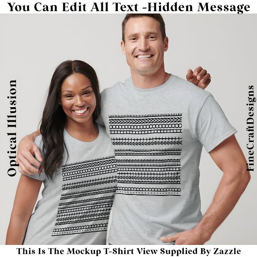 I’d Rather Be At Home Hidden Message 084BL Funny T-Shirt