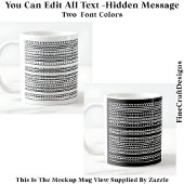 I’d Rather Be Crafting Hidden Message 087W Quote Kaffeetasse