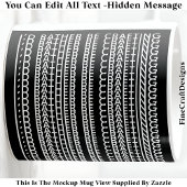 I’d Rather Be Crafting Hidden Message 087W Quote Kaffeetasse