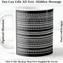 I’d Rather Be Crafting Hidden Message 087W Quote Kaffeetasse