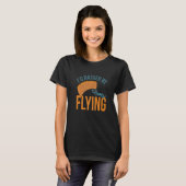 I´d Rather Be Flying Paragliding fly parachute par T-Shirt (Vorne ganz)