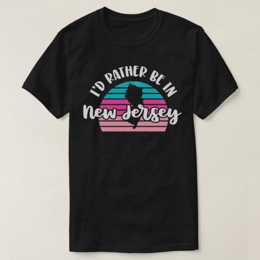 I d’Rather Be In New Jersey Pullover (Design vorne)