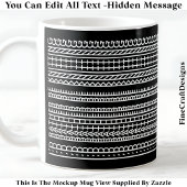I’d Rather Be Knitting Hidden Message 089W Novelty Kaffeetasse