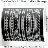 I’d Rather Be Knitting Hidden Message 089W Novelty Kaffeetasse