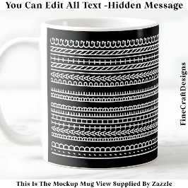 I’d Rather Be Painting Hidden Message 088W Novelty Kaffeetasse