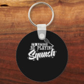 I d’Rather Be Playing Squash Schlüsselanhänger (Vorderseite)