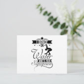 I Dance On Water Postkarte (Stehend Vorderseite)