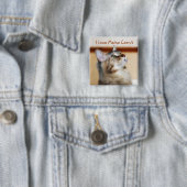 I das Abzeichen Liebe-Maine-Waschbären - Button (Beispiel)