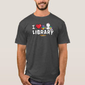 I das Shirt der Herz-Bibliotheks-Männer (Vorderseite)