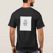 I das T-Shirt der Liebe-dunklen Männer - addieren (Rückseite)