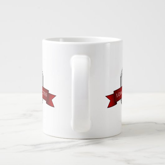 I Date Zircons- Geologist's Zircon Crystal Jumbo-Tasse (Rückseite)