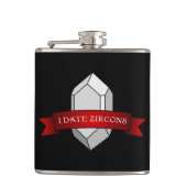 I Datum Zirkone - Radiometrisch Verabredet Flachmann (Vorderseite)