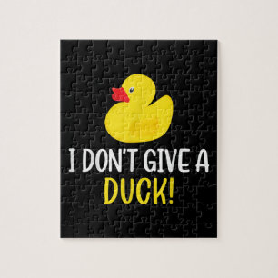 I Davon Give a Duck Funny Rubber Duck Men Women Puzzle