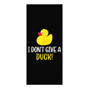 I Davon Give a Duck Funny Rubber Duck Men Women Werbekarte