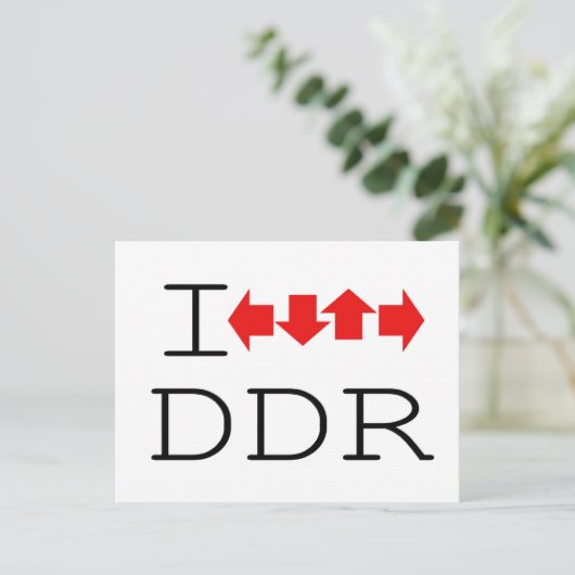 I DDR POSTKARTE (Stehend Vorderseite)