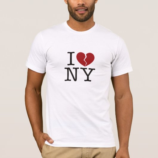 I [defektes Herz] NY T-Shirt (Vorderseite)