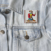 I der Magier, sieben Tarotkarten Button (Beispiel)