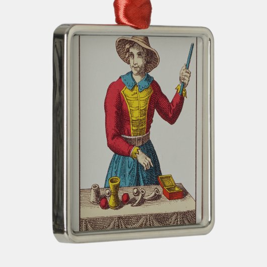 I der Magier, sieben Tarotkarten Ornament Aus Metall (Rechts)