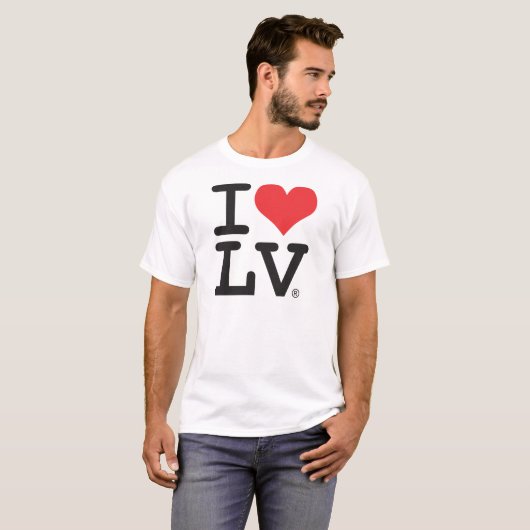 I DER T - SHIRT DER MÄNNER DER LIEBE-LV® (Vorne ganz)