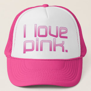 I der Tag valentines der Liebe-rosa Freundin der Truckerkappe