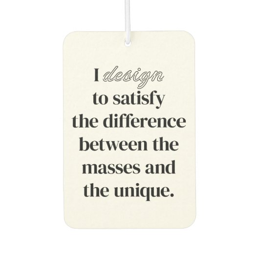 I Design Air Freshener Autolufterfrischer (Vorderseite)