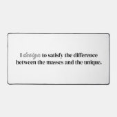 I Design Desk Mat Schreibtischunterlage (Vorderseite)