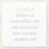 I Design Glass Untersetzer (Rückseite)