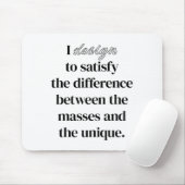 I Design Mouse Pad Mousepad (Mit Mouse)