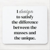 I Design Mouse Pad Mousepad (Vorne)