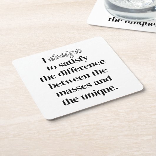 I Design Paper Untersetzer (angewinkelt)